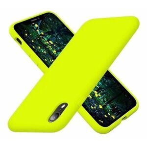 Neon Yellow‎ Ultra Soft Microfiber Phone Case Shockproof Drop Protection